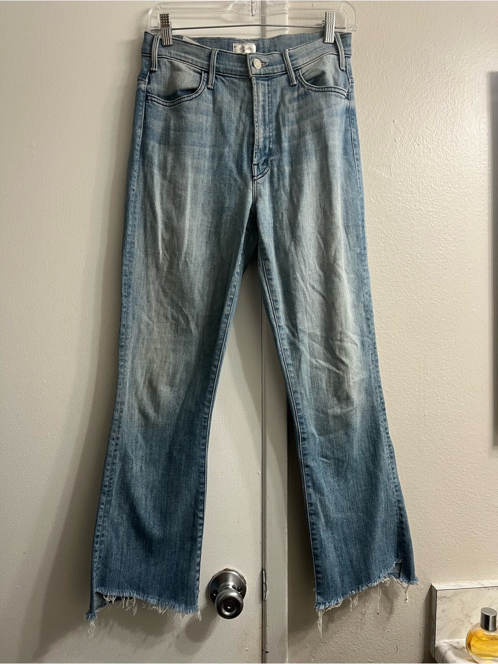 MOTHER Light Blue Flare Jeans